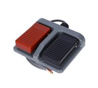 1pcs Momentary Plastic Foot Switch Infinity Double Pedal Duplex Two-way Tumbler 3A/220VAC MDFS-65(2m wire)