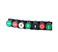 1PCS momentary push button switch 22mm start stop button with arrow symbol XB2 flat touch switch button(5 Black arrow)