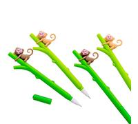 1pcs Monkey Gel Pens Novelty Stationery Cute Cartoon Gel Pen Cute Pens and Pencils Student Signature Pen Kawaii School Supplies Practical treatment