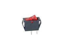 1Pcs Monolithic ship type switch KCD3-101 Rocker Switch 2 Position 2 Pin ON-OFF black and transparent red AC 250V 15A 125V 20A IDGTTLDF(Red)