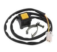 1pcs Motorcycle Engine Start Stop Switch ON OFF Kill Switch Compatible With Most Bikes(Yellow D)
