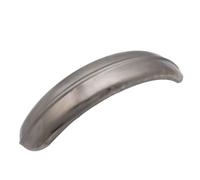 1pcs Motorcycle Old School Silver Steel Ribbed 5" Wide Rear Fender For Harley Bobber Chopper