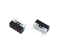 1pcs Mouse Switch Click Switch Vertical 3Pin 1A 125V AC Rectangular Switchs Mic ro Push Button Switch