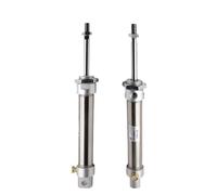 1pcs MSA25 10-300 mm MSA25X25S -CA-U-CM -10S-20S-30S-40S-50S-60S-70S Single Acting mini Stainless Steel Pneumatic Cylinder(MSA25X250S,-CA Pivot Type)