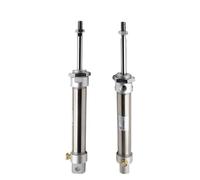 1pcs MSA40 Srtoke 10-300 mm MSA40X25S -CA-U-CM -10S-20S-30S-40S-50S-60S-70S Single Acting mini Stainless Steel Pneumatic Cylinder(MSA40X50S,-CA Pivot Type)