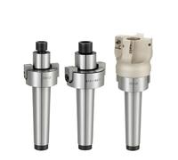 1pcs MT2 MT3 MT4 FMB22 FMB27 FMB32 FMB40 Morse FMB Tool Holder Face Milling Machine Tool Holder CNC Hanger BAP 300R 400R 50mm 63mm(MT3-FMB27 M12)