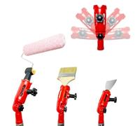 1PCS Multi-Angle Paint Brush Extender, Paint Roller Extension Pole Attachment, 180° Rotate to The Desired Angle, Suitable for Most Rollers, Brushes, and Scrapers
