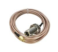 1Pcs N female JACK Nut bulkhead to SMA male Plug straight crimp RG316 cable jumper pigtail 4inch~10M RF Coaxial Connector(12inch)