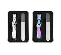1pcs Nail Clippers 420 Stainless Steel Professional Wide Jaw Opening Fingernail Cutters Nail Cutter Clipper Toenail Clipper(Transparent)