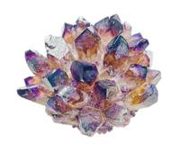 1Pcs Natural Purple Ghost Phantom Quartz Crystal Cluster Rock Stones and Crystals Specimen Home Deco