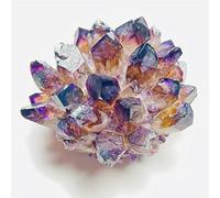 1Pcs Natural Purple Ghost Phantom Quartz Crystal Cluster Rock Stones and Crystals Specimen Home Deco