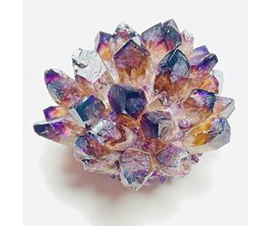 1Pcs Natural Purple Ghost Phantom Quartz Crystal Cluster Rock Stones and Crystals Specimen Home Deco