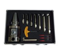 1pcs NBH2084 Boring Tool Suit fine Boring Head BT30 BT40 BT50 NT30 NT40 NT50 R8 MTA SK30 SK40 SK50 Tool Holder 8 Bar Boring Tool Set(R8-M12-NBH2084-8PCS)