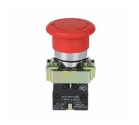 1pcs NC Momentary Latching 22mm XB2-BS542 Red Mushroom Emergency Stop Push Button Switch Zb2-be102 Equipment Lift Elevat IDGTTLDF(Locking)