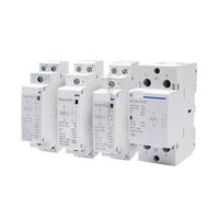 1pcs NCH8 Modular AC household Contactor 220V 230V 400V AC 20A 25A 40A 63A 1NO 1NC 2NO 2NC 4NO 2 Four phase(NCH8-40,2NO)