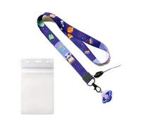 1pcs Neck Lanyard with Clear Badge ID Card Holder and Lobster Clasp for Office Exhibitions School Cartoon UFO Rabbit Personalised Neck Straps Lanyard for Mobile Phone ID Badge Holder Keys by RuiChy