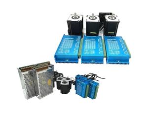 1PCS Nema23 57mm Closed Loop Stepper Motor with Encoder HB808C Driver 1.2/2/3Nm 2 Phase Servo Motor 1/2/3/4/5 Axis Kit(Motor Drive-5 Kit)