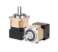 1pcs Nema23 Motor Planetary Gearbox Helical Gear Reducer Step-Down 200-600W 60 Flange Servo Speed(Ratio 70 to 1,9.525mm input)