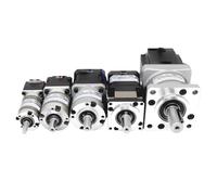 1pcs Nema8 11 14 17 23 24 High Tq 0.1-32nm Mini Hybrid Stepper Motor 2-Phase 4-Wire with Computerized Numerical Control(Ratio 4,Driver-UM244)