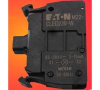 1pcs NEW EATON MOELLER M22-CLED230-W base Free ship
