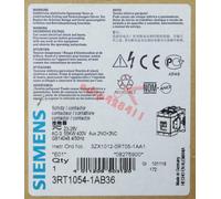Siemens 3RT1054-1AB36 SIRIUS S6 Power Contactor - Incl VAT