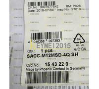 1PCS New Phoenix Contact SACC-M12MSD-4Q SH 1543223 system connector