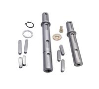 1PCS NMRV030 Single Output Shaft Double Output Shaft Worm Gear Reducer Accessories FLANG Torque Arm Output Shaft 14mm Diameter(Double output shaft)