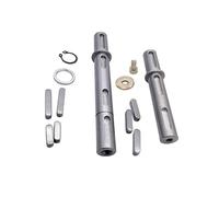 1PCS NMRV030 single output shaft Double output shaft Worm gear reducer accessories Torque arm output shaft 14mm diameter(Double output shaft)