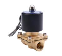 1PCS Normally Closed All-Copper electromagnetic 1/4 3/8 1/2 3/4 1"/15/20/35 Water Oil Pneumatic Drainage Switch Valve 220V 24V 12V(1/2",12V)