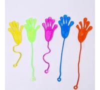1pcs Novelty Funny Toy Elastic Retractable Sticky Palm Large Wall Climbing Palm Human Toy Tricky Hand for Kids