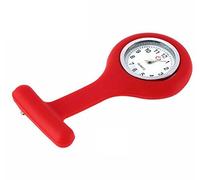 1Pcs Nurse Watch Silicone Round Rubber Dial Pocket Brooch Tunic Fob Quartz Doctor Nurse Watch