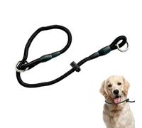 1PCS Nylon Dog Training Collar 55cm,Black Slip Collar for Dogs,No Pull P-Collar Dog Slip Collar for Small Dogs（M Size）