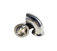 1PCS OD19 25 28 38 45 51 57mm Butt Weld to KF16 KF25 KF40 KF50 Vacuum 90 Degree Elbow SUS304 Stainless(KF40-OD45mm)