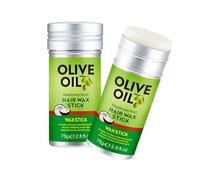 1PCS Olive Oil Hair Wax, Unisex Pomade Stick for Smooth Wigs, Edge Control, Non-greasy Styling Wax for Flyaways, Frizz Control