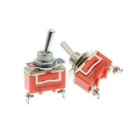 1PCS ON-OFF 15A 250V Toggle Switch 2 Pin Flick Light Metal E-TEN1021