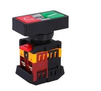 1PCS ON-OFF APBB-22N Two Position With Lamp Round Rectangle Head Shape 22mm 25mm 30mm Push Button Switch(22mm Rectangle,AC220V)
