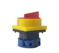 1PCS On off switch 2 position selector changeover 20A 1 pole Pad lock Main Cam rotary switches emergency stop YMW26-20/1GS