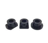 1pcs Open Type Guide Shaft Support Circular Square Double Cut IDGTTLDF(Oval flange DH-10)