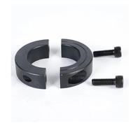 1pcs Optical Shaft Fixing 45 Steel Split Type Limit Stop Main Locating Ring Bearing Sleeve Including IDGTTLDF(6.35-18-9mm)