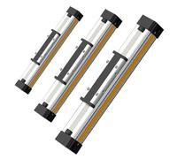 1pcs OSP-P16/P25/P32/P40/P50/P63/P80 Air Pneumatic Rodless Cylinder High Thrust Mechanical Speed with Guide Rail Long Stroke(350mm Stroke,(Bore 25mm) OSP-P25)