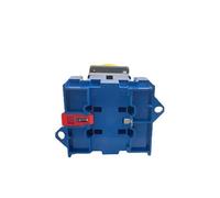 1pcs Outdoor Control Isolator Switch With Padlock Panel 80/100A 3 Poles 2 Position ON-OFF Aluminium Bar Rotary Cabinet YMD11-100B(80A 3P)