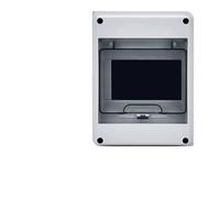 1PCS outdoor waterproof distribution box 2/5/8/12/15/18/24-way switch PC plastic junction box IP65(2 Ways,No Hole)