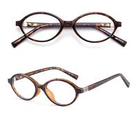 1PCS Oval Blue Light Glasses Tortoise Frame Anti Eye Fatigue Reduce Headaches for Women Men Computer Office Outdoor Use(Leopard,4.0x)