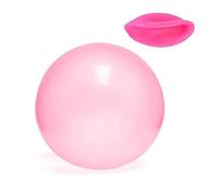 1Pcs Oversized Bubble Ball Inflatable Bubble Water Balloon Beach Water Balloon Game Props Outdoor Clear Tear Resistant for Beach Garden Outdoor Party (Pink)