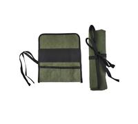 1PCS Oxford Cloth Roll Up Tool Bag 33x27cm Grey Multiple Pockets Multi-Purpose Wrench Pouch Hanging Tool For Storing Tools