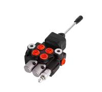 1pcs P40 Series 2/3 Spool Hydraulic Directional Control Valve Double Acting Suitable use for Pump Hydraulic Cylinder Motor(P40 1control 2)