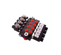 1pcs P40 Series 2/3 Spool Hydraulic Directional Control Valve Double Acting Suitable use for Pump Hydraulic Cylinder Motor(12V Z50 4 Link)