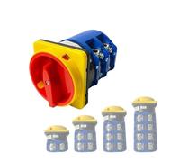 1pcs Padlock 160A Universal Changeover Cam Switch LW26GS-160 Rotary Power Supply Off-ON Knob Isolation Master Control(2P 8Terminals)