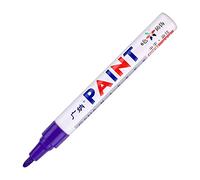 1Pcs Paint Marker Pen For Car Tyre Tire Tread Rubber 5ML Cheat Pens (Purple, One Size)