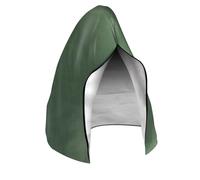 1pcs Patio Hanging Egg Chair Cover Waterproof Windproof Swing Protector w/ Zipper Buckle For Outdoor Wicker Single/Double Seat(Green,115x190CM)